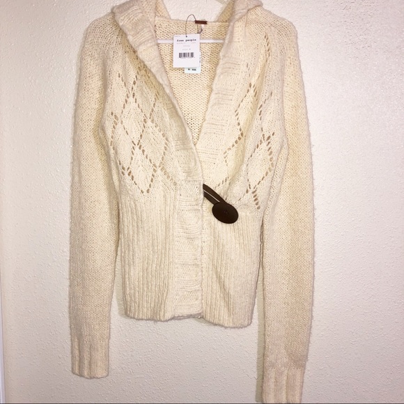 Free People Sweaters - Free People v-neck cardigan w/hood. C42